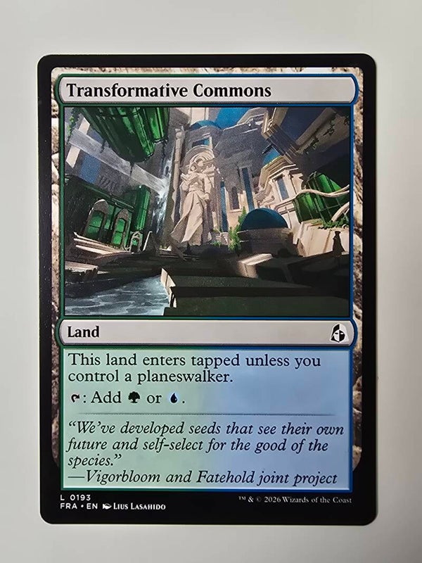 TRANSFORMATIVE COMMONS (FRA) (L 0193) (MTG) (TRADING CARD)