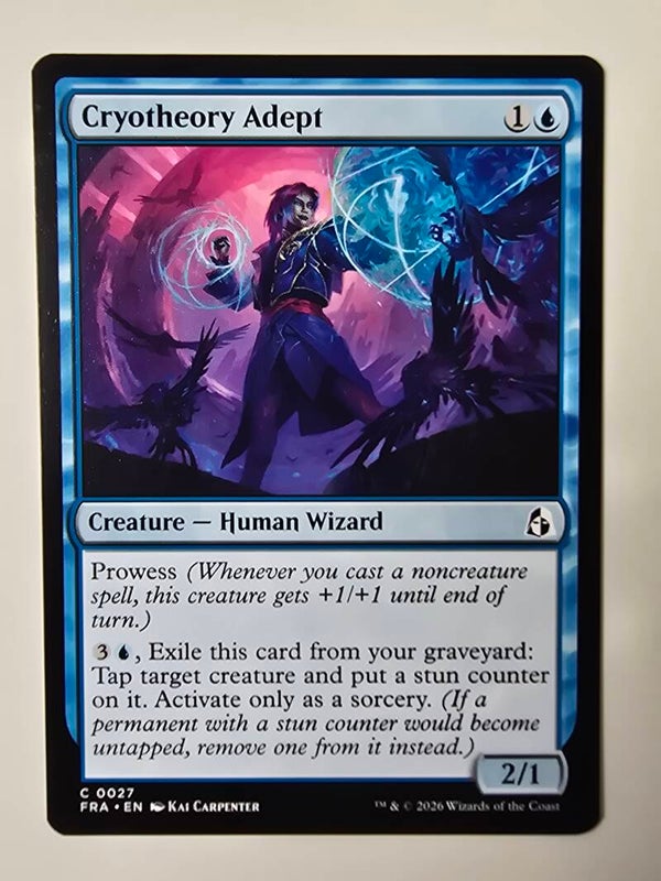 CRYOTHEORY ADEPT (FRA) (C 0027) (MTG) (TRADING CARD)
