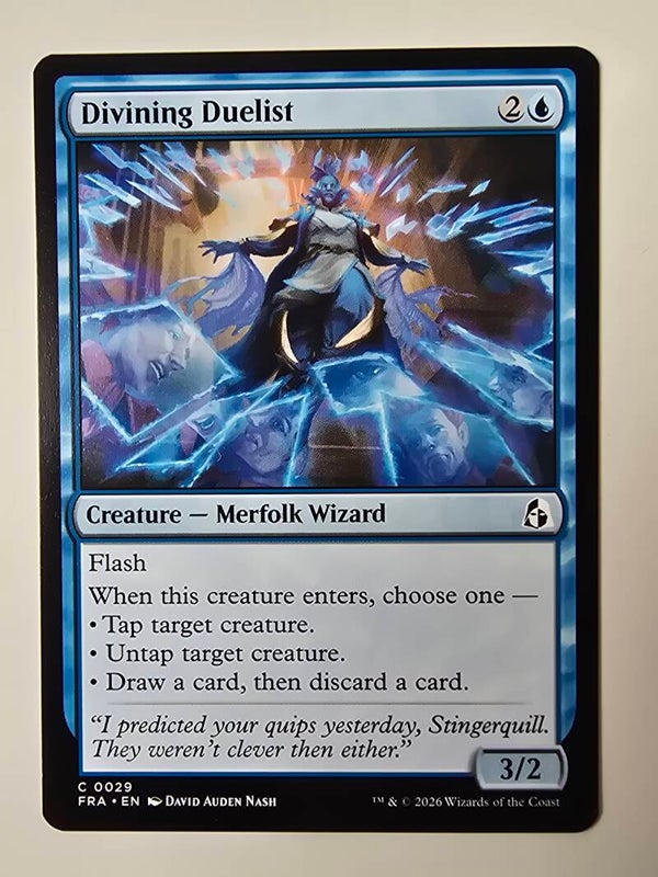 DIVINING DUELIST (FRA) (C 0029) (MTG) (TRADING CARD)