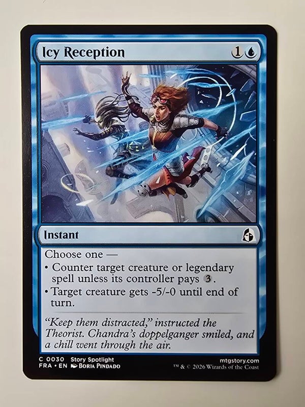 ICY RECEPTION (FRA) (C 0030) (MTG) (TRADING CARD)