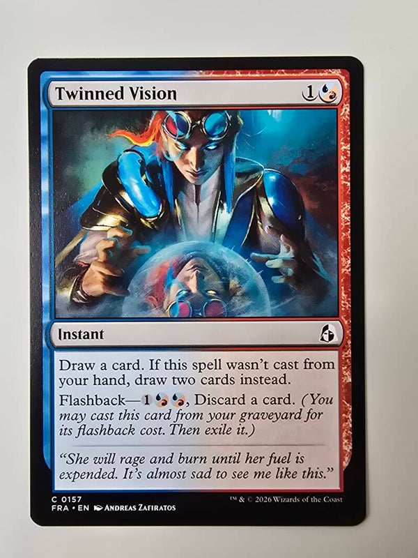 TWINNED VISION (FRA) (C 0157) (MTG) (TRADING CARD)