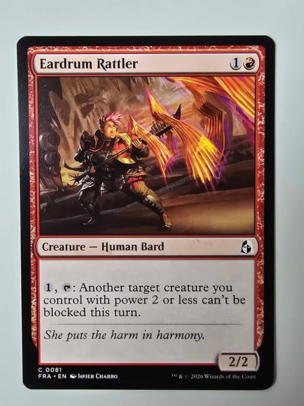 EARDRUM RATTLER (FRA) (C 0081) (MTG) (TRADING CARD)
