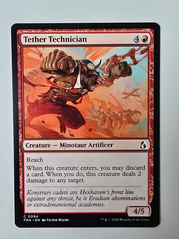 TETHER TECHNICIAN (FRA) (C 0094) (MTG) (TRADING CARD)