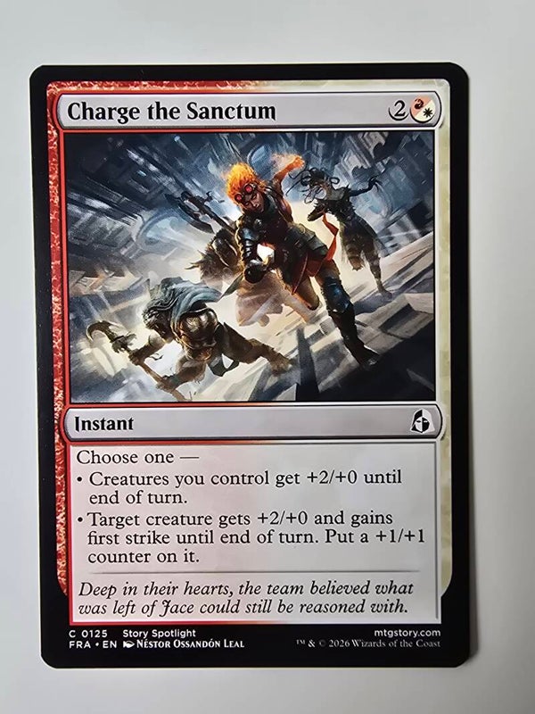 CHARGE THE SANCTUM (FRA) (C 0125) (MTG) (TRADING CARD)