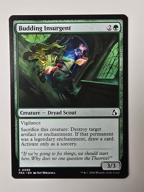 BUDDING INSURGENT (FRA) (C 0099) (MTG) (TRADING CARD)