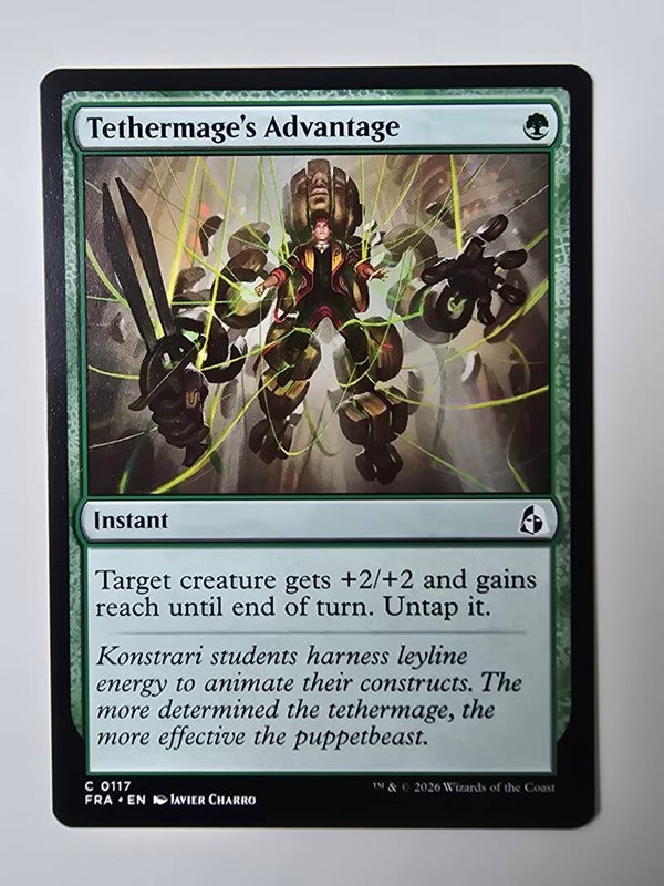 TETHERMAGE'S ADVANTAGE (FRA) (C 0117) (MTG) (TRADING CARD)