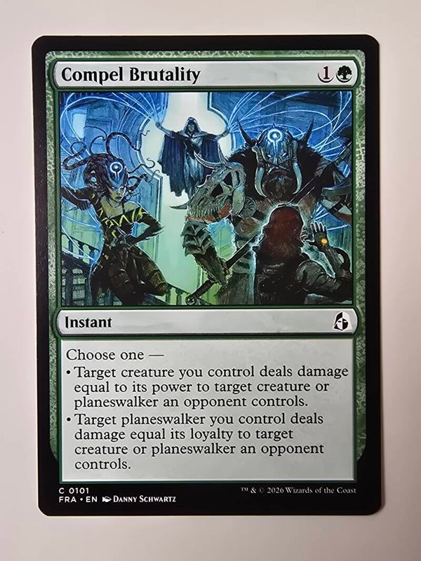 COMPEL BRUTALITY (FRA) (C 0101) (MTG) (TRADING CARD)