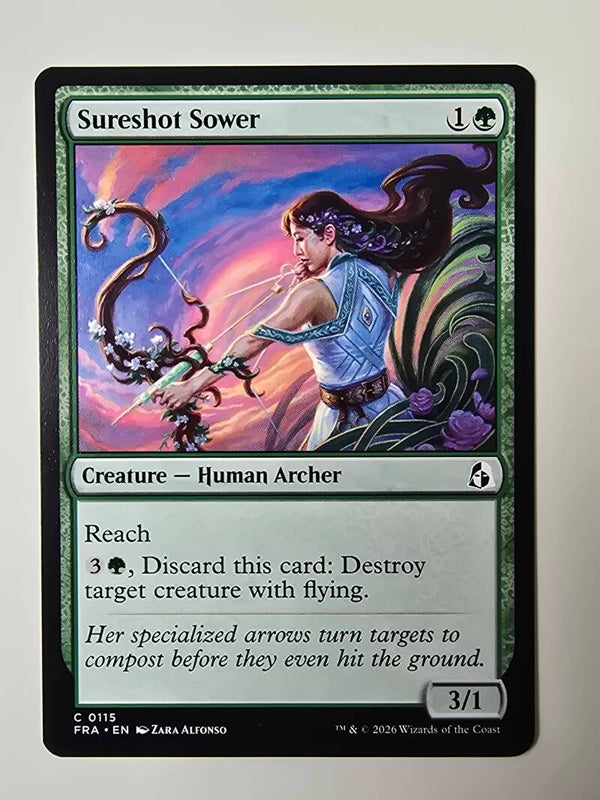 SURESHOT SOWER (FRA) (C 0115) (MTG) (TRADING CARD)