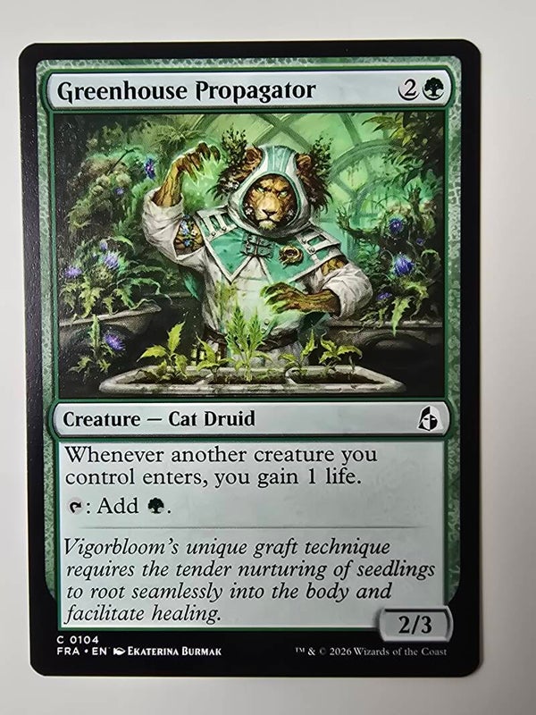 GREENHOUSE PROPAGATOR (FRA) (C 0104) (MTG) (TRADING CARD)