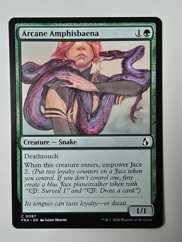 ARCANE AMPHISBAENA (FRA) (C 0097) (MTG) (TRADING CARD)