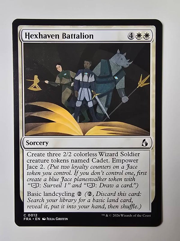 HEXHAVEN BATTALION (FRA) (C 0012) (MTG) (TRADING CARD)