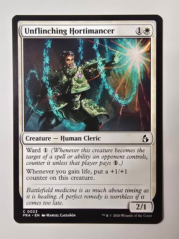 UNFLINCHING HORTIMANCER (FRA) (C 0023) (MTG) (TRADING CARD)