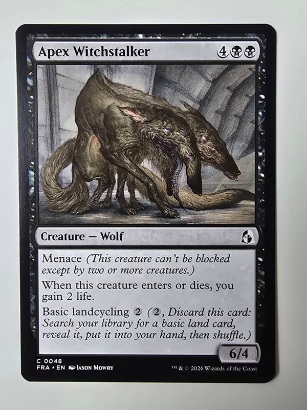 APEX WITCHSTALKER (FRA) (C 0048) (MTG) (TRADING CARD)