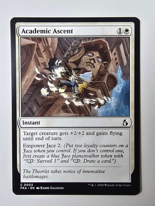 ACADEMIC ASCENT (FRA) (C 0002) (MTG) (TRADING CARD)