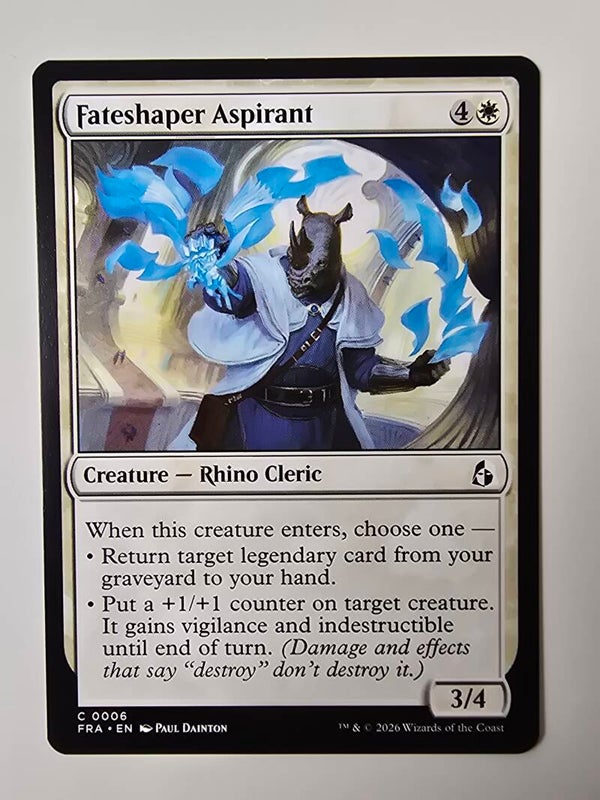 FATESHAPER ASPIRANT (FRA) (C 0006) (MTG) (TRADING CARD)