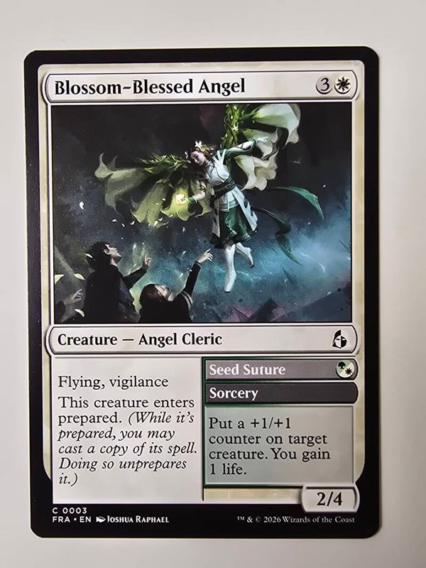 BLOSSOM-BLESSED ANGEL (FRA) (C 0003) (MTG) (TRADING CARD)