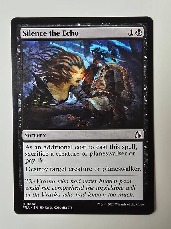 SILENCE THE ECHO (FRA) (C 0066) (MTG) (TRADING CARD)