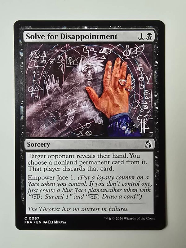 SOLVE FOR DISAPPOINTMENT (FRA) (C 0067) (MTG) (TRADING CARD)