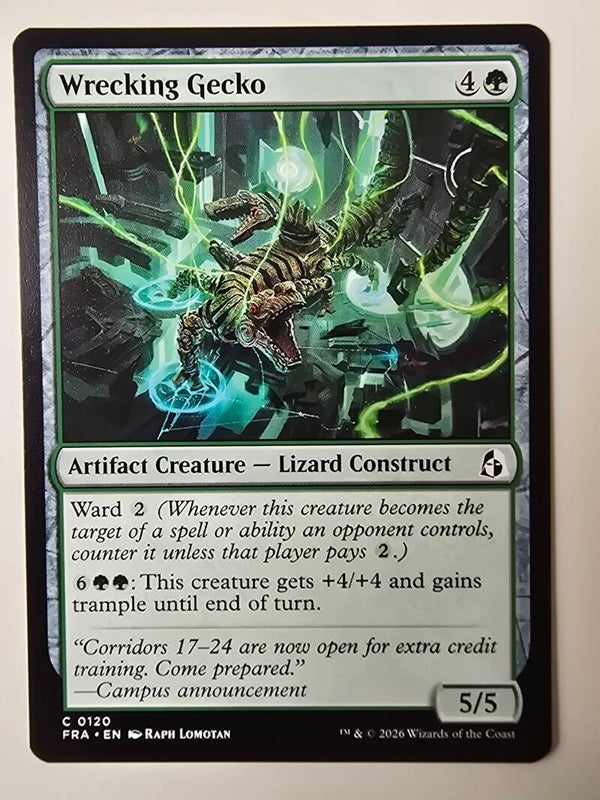 WRECKING GECKO (FRA) (C 0120) (MTG) (TRADING CARD)