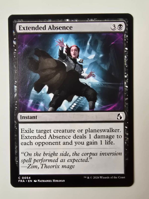 EXTENDED ABSENCE (FRA) (C 0054) (MTG) (TRADING CARD)