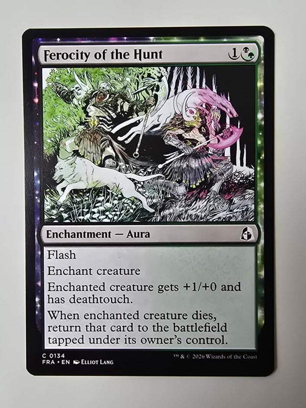 FEROCITY OF THE HUNT (FRA) (C 0134) (MTG) (TRADING CARD)