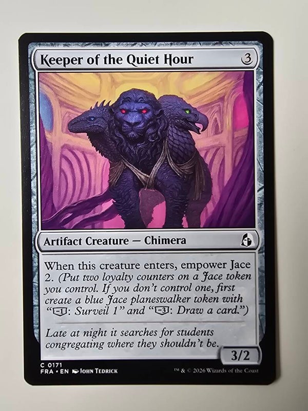 KEEPER OF THE QUIET HOUR (FRA) (C 0171) (MTG) (TRADING CARD)