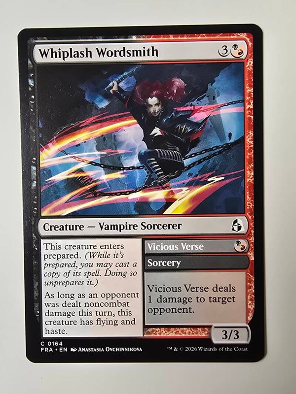 WHIPLASH WORDSMITH (FRA) (C 0164) (MTG) (TRADING CARD)