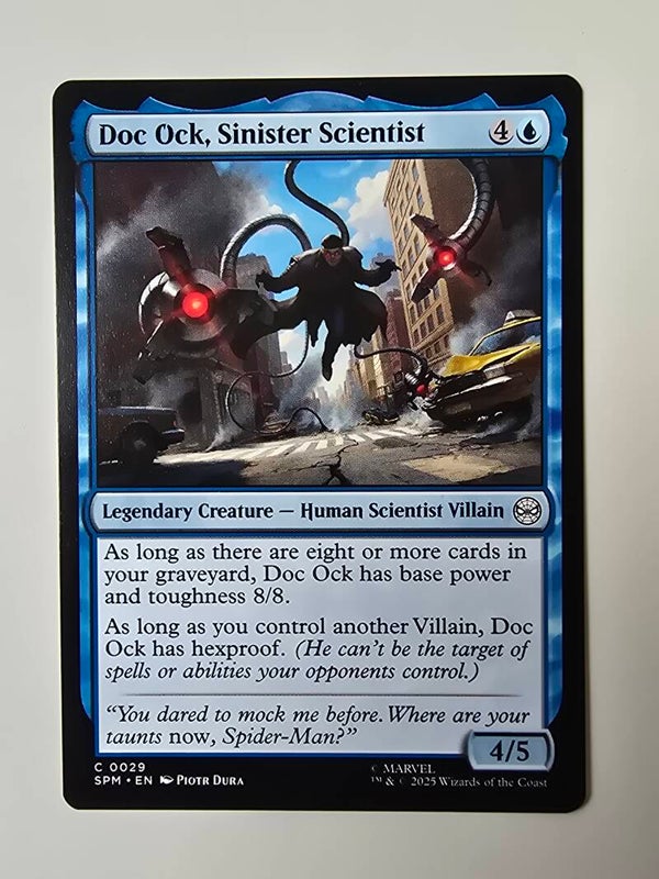 DOC OCK, SINISTER SCIENTIST (SPM) (C 0029) (MTG) (TRADING CARD)