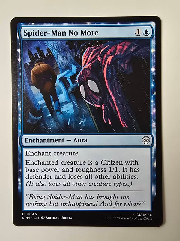 SPIDER-MAN NO MORE (SPM) (C 0045) (MTG) (TRADING CARD)