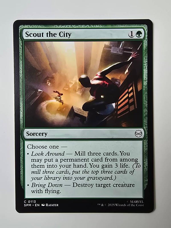 SCOUT THE CITY (SPM) (C 0113) (MTG) (TRADING CARD)