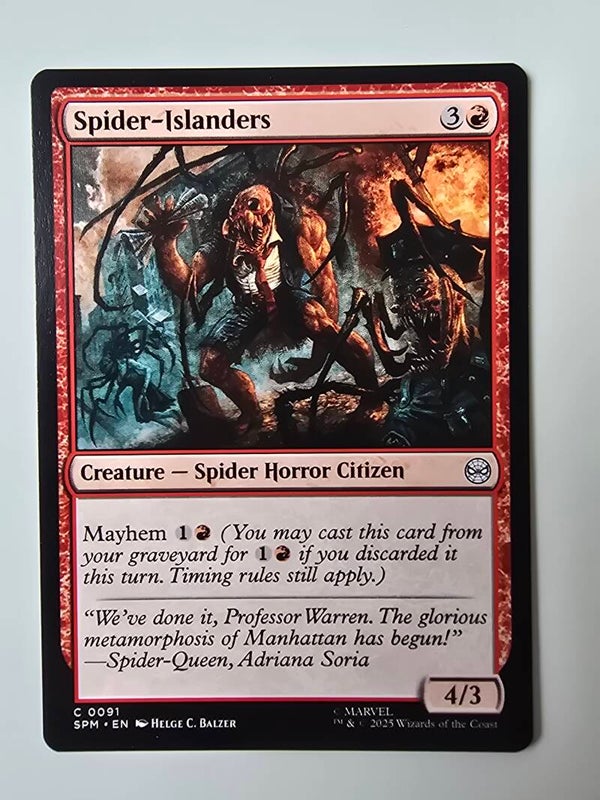 SPIDER-ISLANDERS (SPM) (C 0091) (MTG) (TRADING CARD)