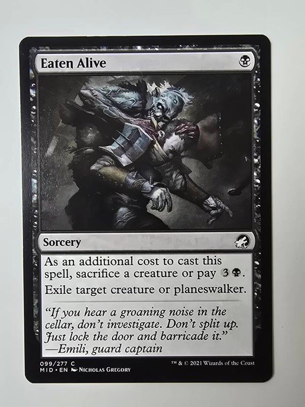 EATEN ALIVE (MID) (099/277 C) (MTG) (TRADING CARD)