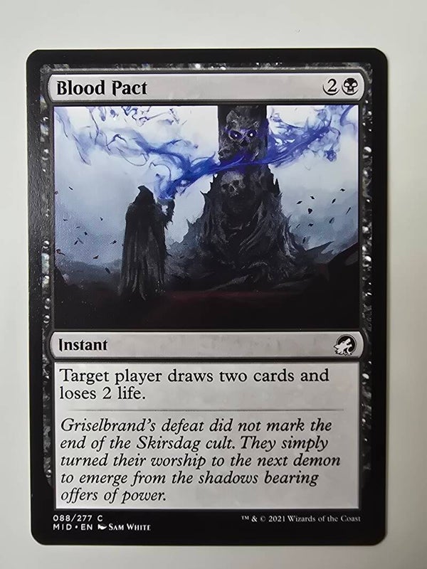 BLOOD PACT (MID) (088/277 C) (MTG) (TRADING CARD)