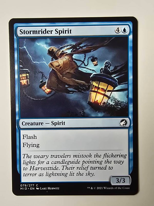 STORMRIDER SPIRIT (MID) (079/277 C) (MTG) (TRADING CARD)