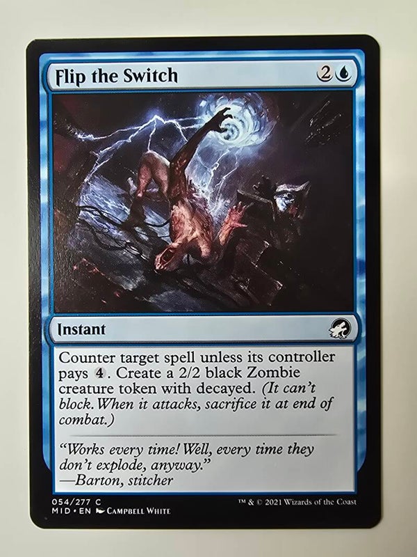 FLIP THE SWITCH (MID) (054/277 C) (MTG) (TRADING CARD)