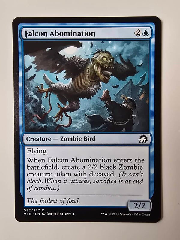 FALCON ABOMINATION (MID) (052/277 C) (MTG) (TRADING CARD)