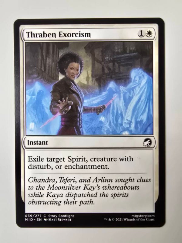 THRABEN EXORCISM (MID) (039/277 C) (MTG) (TRADING CARD)