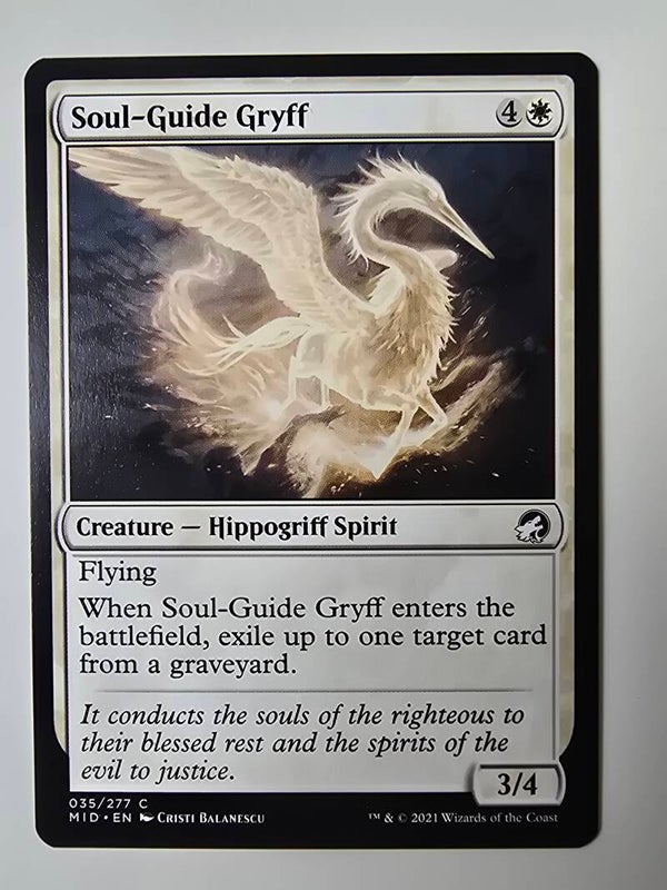 SOUL-GUIDE GRYPH (MID) (035/277 C) (MTG) (TRADING CARD)