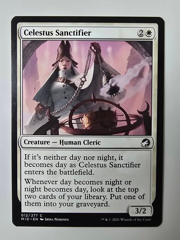 CELESTUS SANCTIFIER (MID) (012/277 C) (MTG) (TRADING CARD)