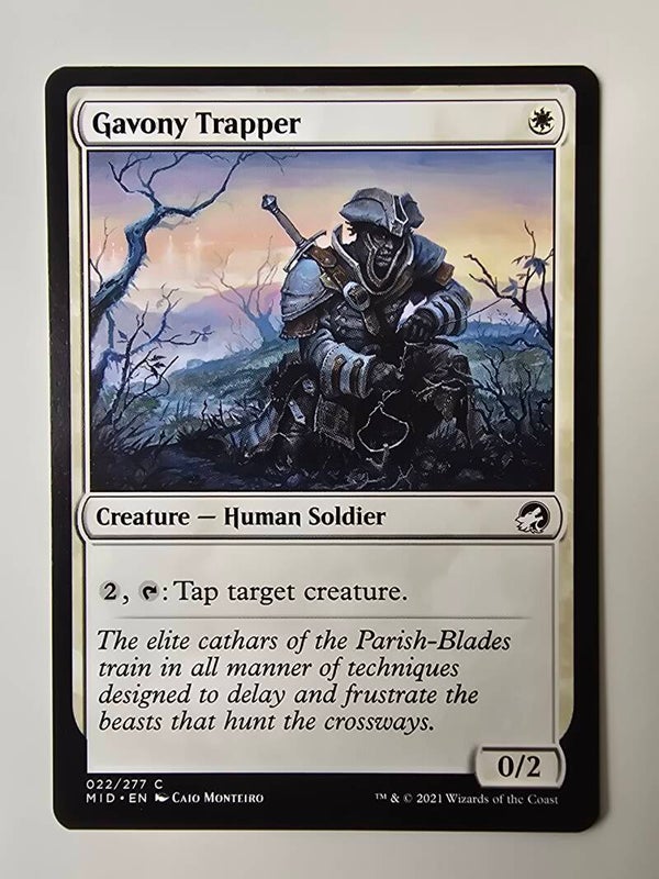 GAVONY TRAPPER (MID) (022/277 C) (MTG) (TRADING CARD)