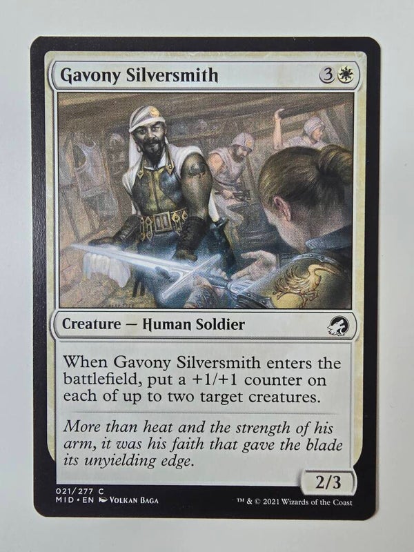 GAVONY SILVERSMITH (MID) (021/277 C) (MTG) (TRADING CARD)