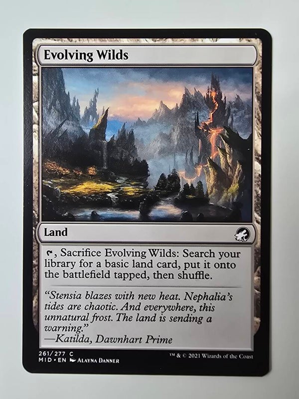 EVOLVING WILDS (MID) (261/277 C) (MTG) (TRADING CARD)