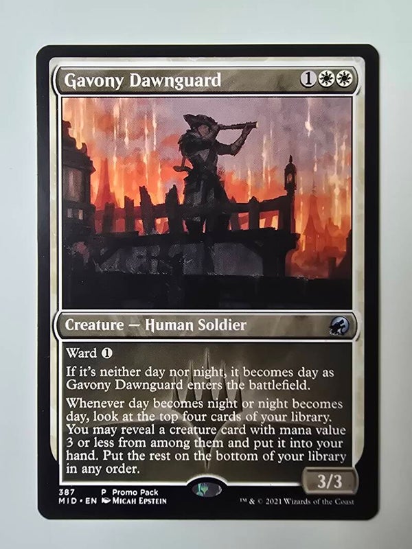 GAVONY DAWNGUARD (MID) (387 P) (MTG) (TRADING CARD)