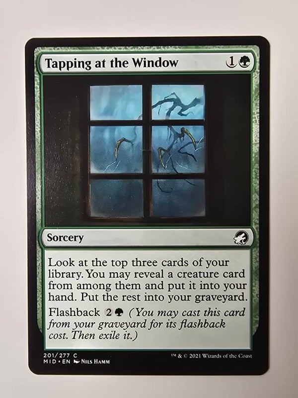TAPPING AT THE WINDOW (MID) (201/277 C) (MTG) (TRADING CARD)