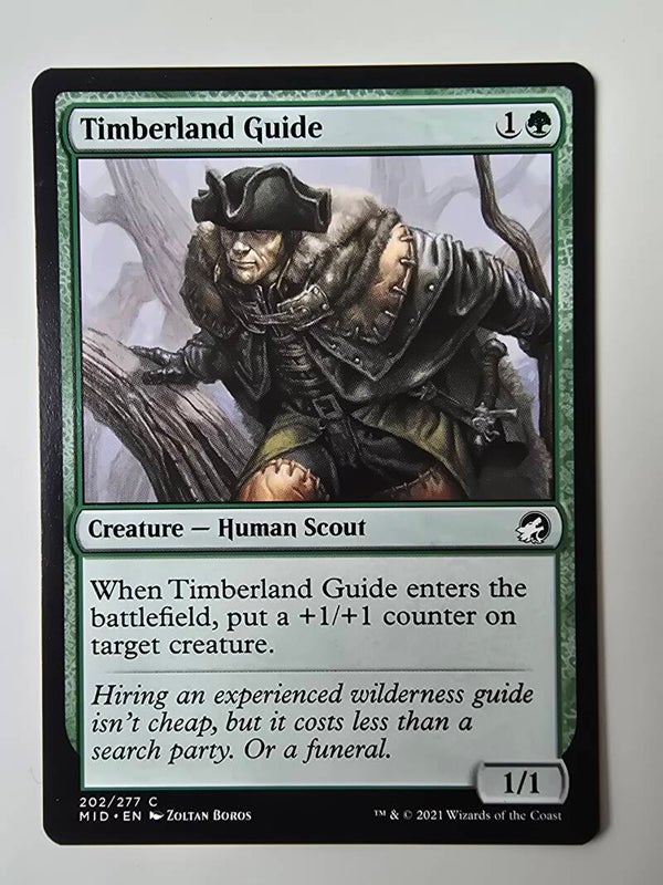 TIMBERLAND GUIDE (MID) (202/277 C) (MTG) (TRADING CARD)