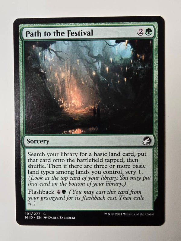 PATH TO THE FESTIVAL (MID) (191/277 C) (MTG) (TRADING CARD)