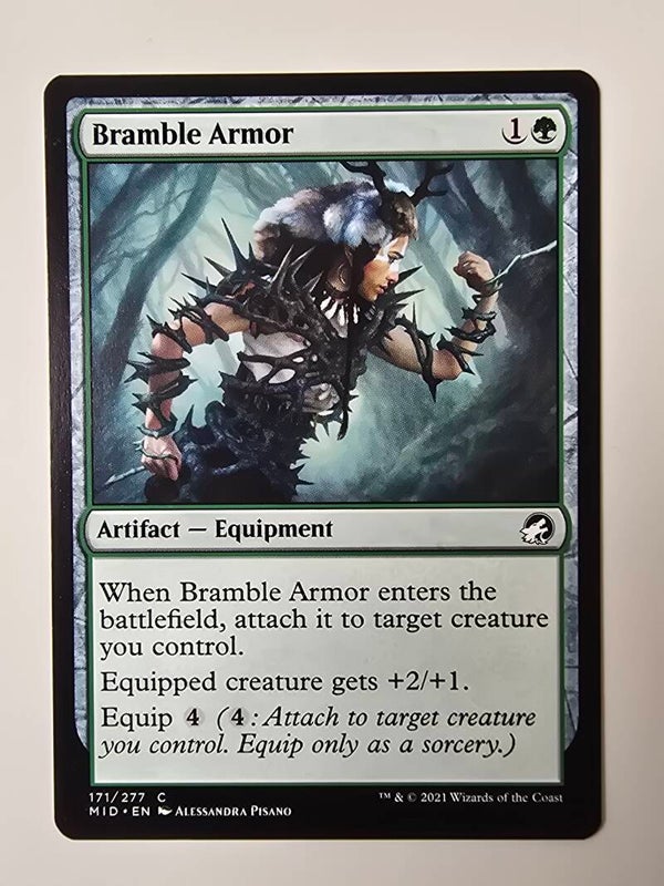 BRAMBLE ARMOR (MID) (171/277 C) (MTG) (TRADING CARD)