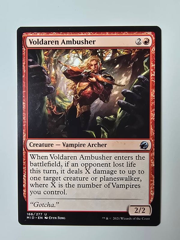 VOLDAREN AMBUSHER (MID) (166/277 U) (MTG) (TRADING CARD)