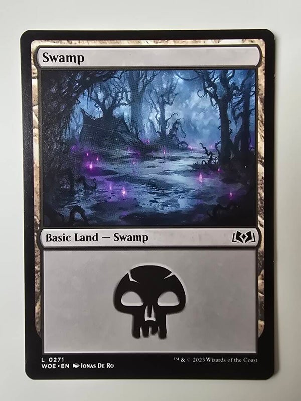 SWAMP (WOE) (L 0271) (LIGHTLY PLAYED) (MTG) (TRADING CARD)