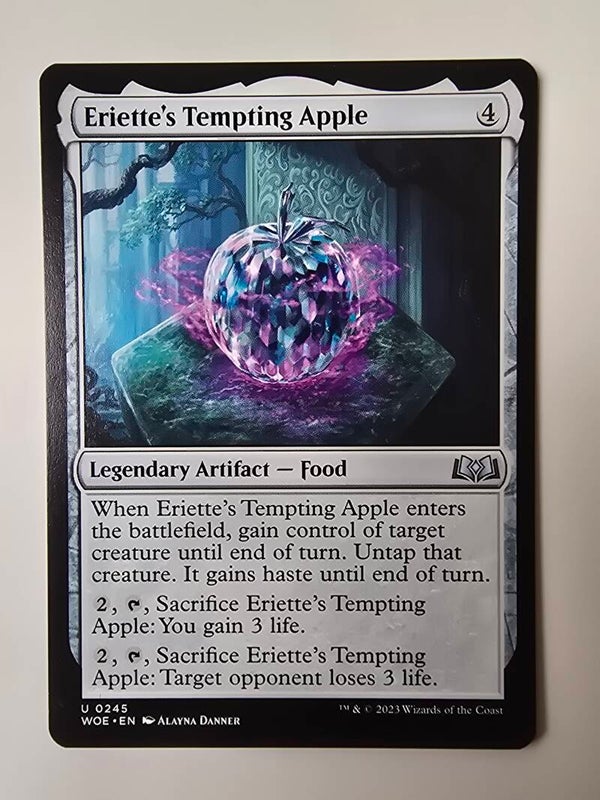 ERIETTE'S TEMPTING APPLE (WOE) (U 0245) (MTG) (TRADING CARD)